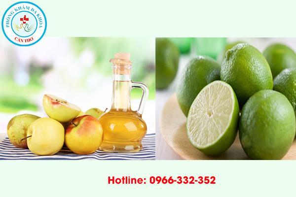 giấm táo và chanh sự kết hợp hiệu quả trị bệnh hôi nách