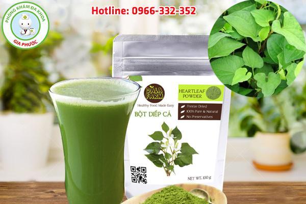 uống nước rau diếp cá mõi ngày